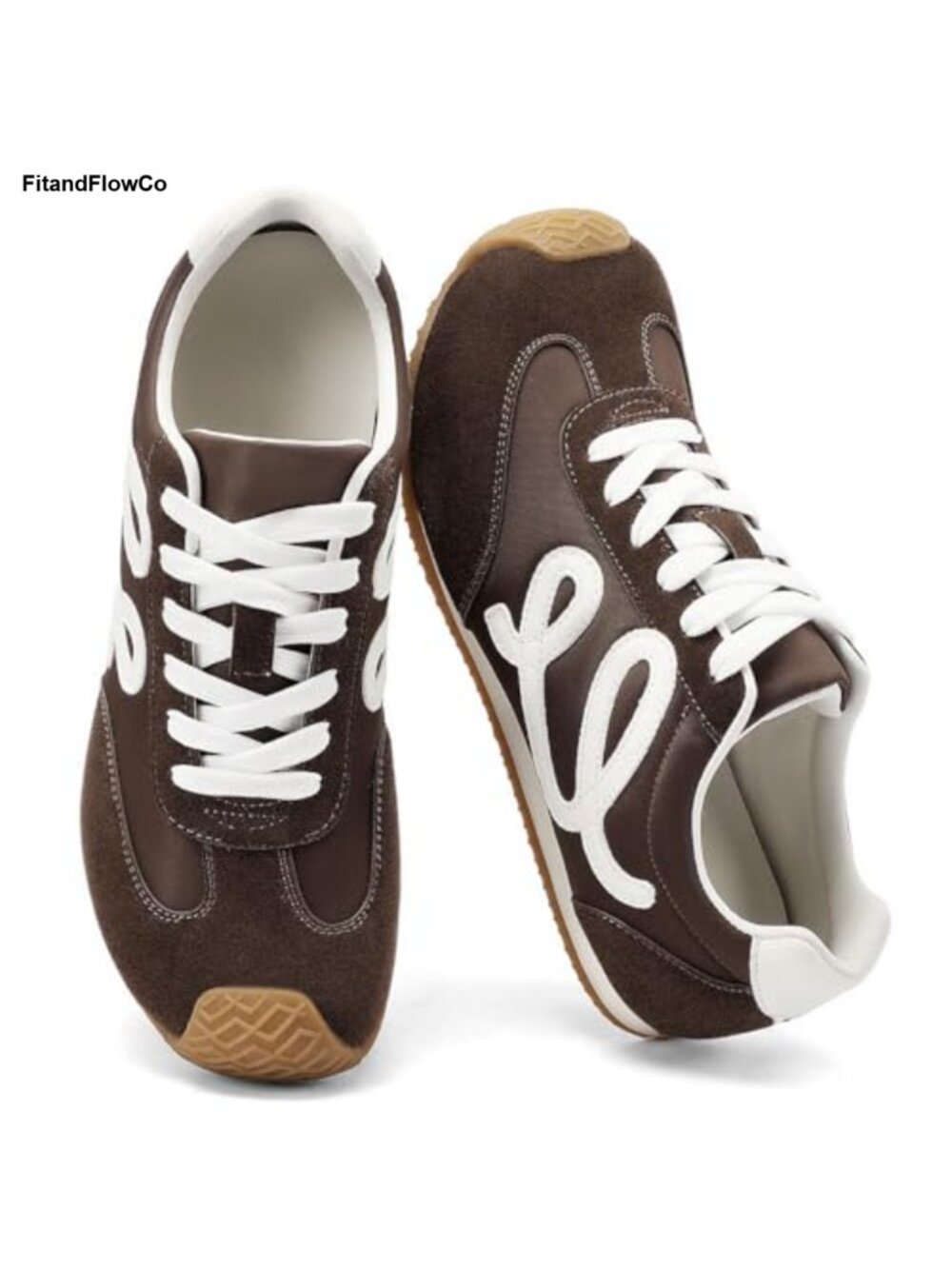 Wide Toe Box Sneakers Lightweight Non Slip Faux Leather Lace Up